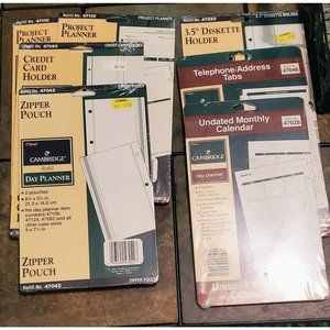 Cambridge Day‎ Planner Refill Lot